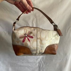 2010’s coach mini hobo with dragonfly embroidery